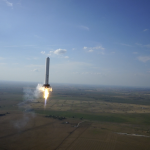 Be Boring SpaceX_Grasshopper_rocket_midflight